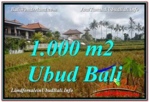 FOR SALE Exotic 1,000 m2 LAND IN UBUD TJUB618